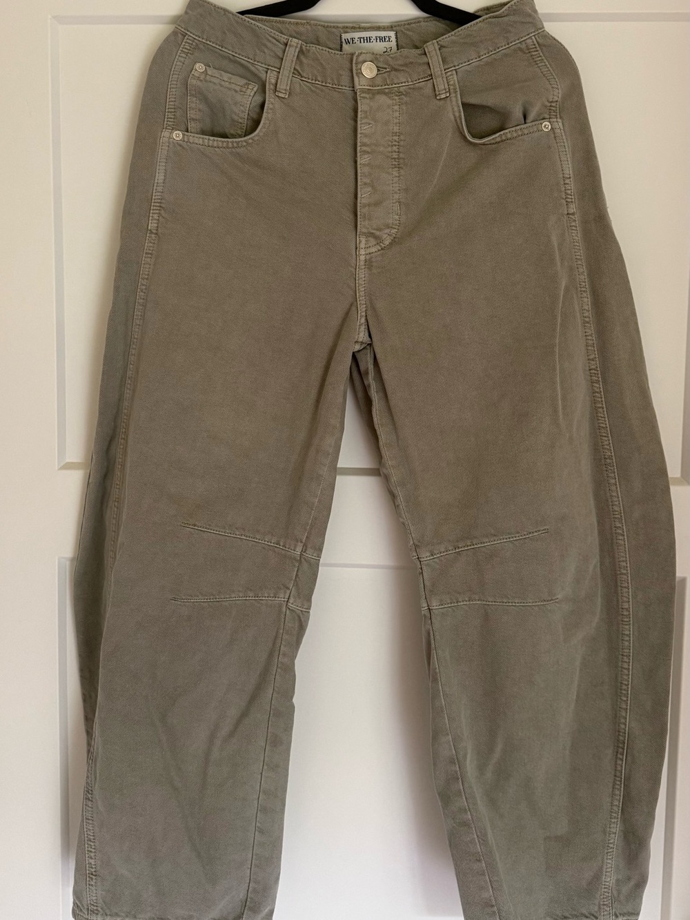 Free People Barrel Jeans